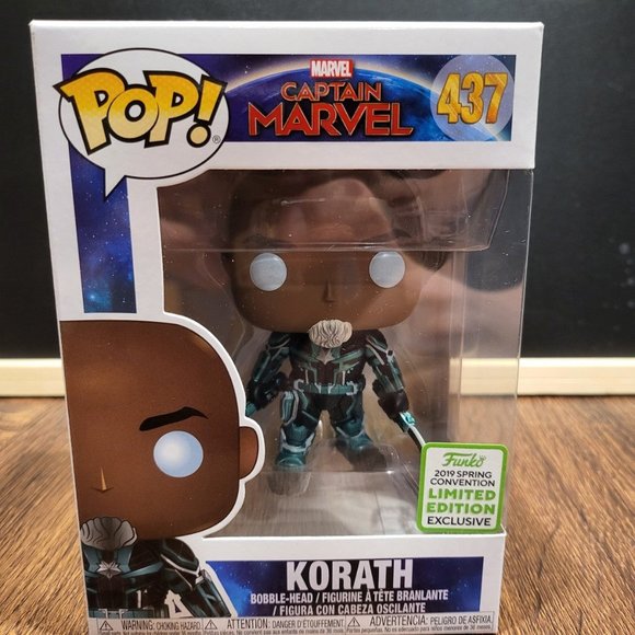 Marvel Captain Marvel Korath 2019 Spring Convention Exclusive Funko Pop - Picture 1 of 8